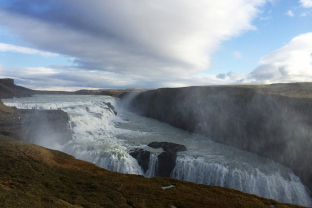 Island, Gullfoss Wasserfall